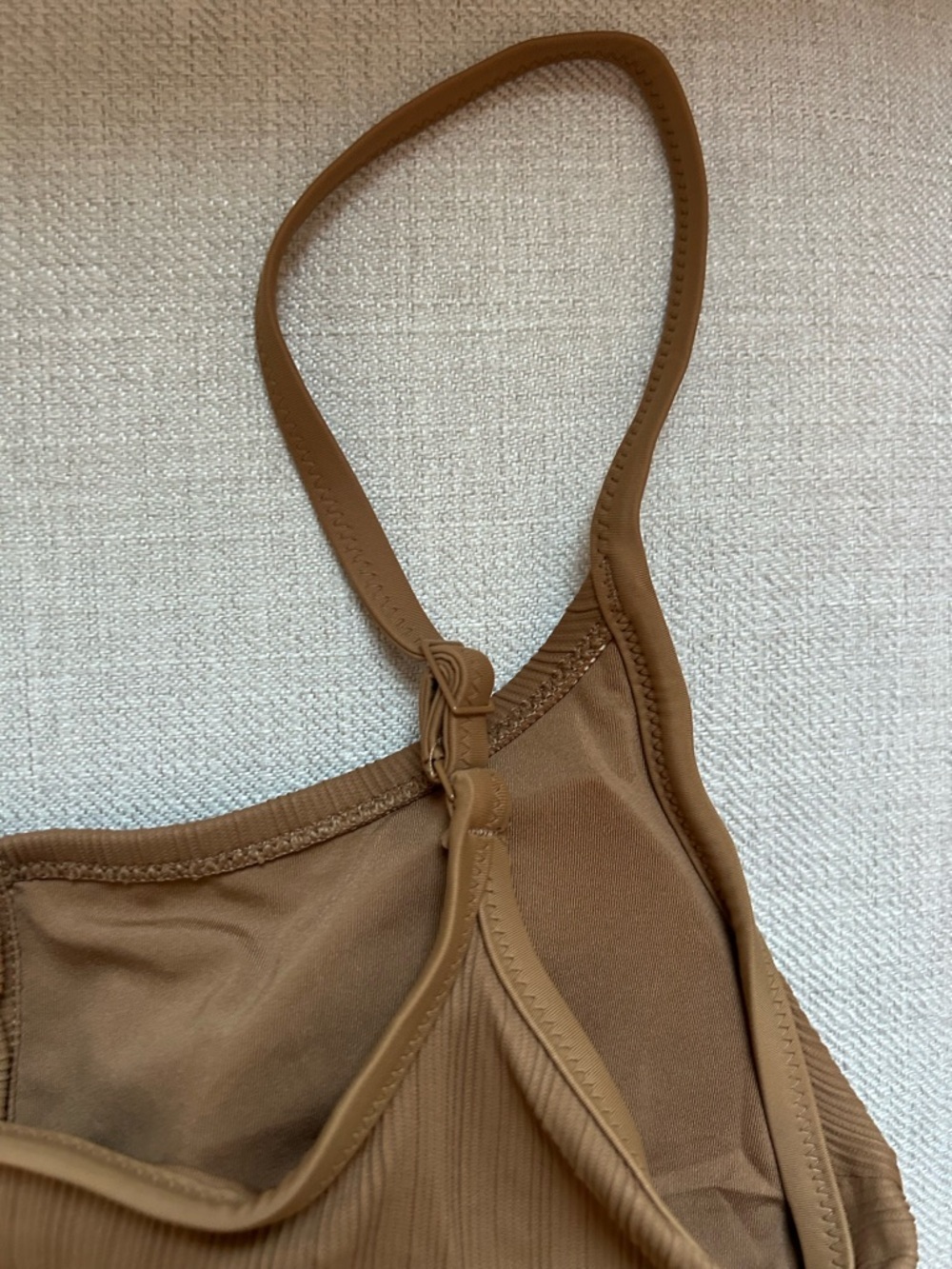 Aerie Women’s Two-Piece Ribbed Bathing Suit in Brown - Picture 5 of 9